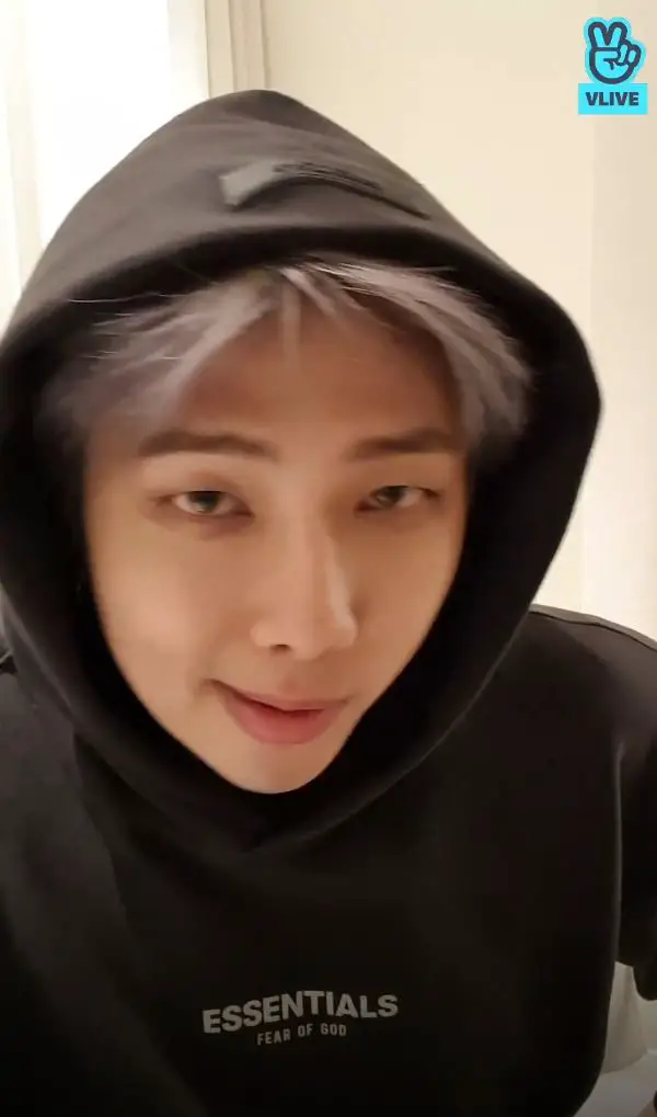RM reveals his plans for solo project during a V Live livestream