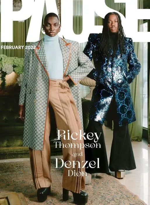 Rickey Thompson and Denzel Dion for Pause magazine