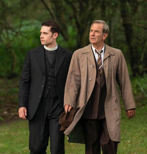 Robson Green and his co-star Tom Brittney