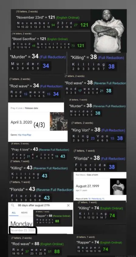 Rumors of Rod Wave being dead began from a prediction made using gematria
