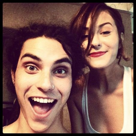 Samuel Larsen with rumored girlfriend Scout Taylor-Compton.