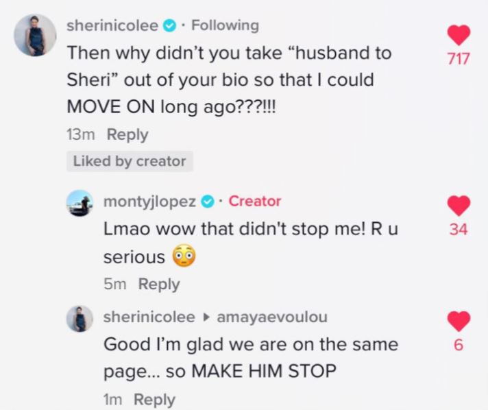 Sheri Easterling responds to Monty Lopez