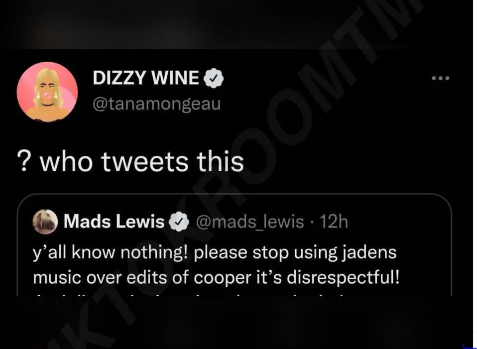 Tana Mongeau replies to Mads Lewis death about Cooper Noriega's death