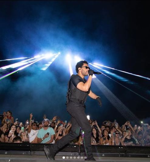 The Weeknd closing out the second weekend of Coachella 2022