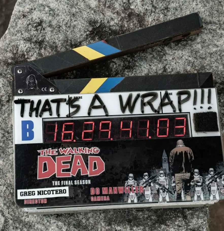 AMC's The Walking Dead finished filming its last episode on March 30, 2022.