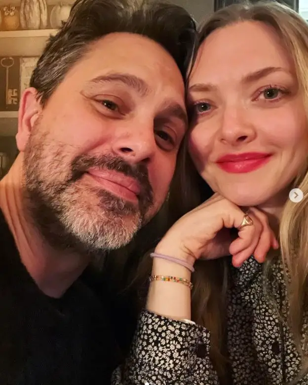 Thomas Sadoski and his wife Amanda Seyfried on their fifth anniversary