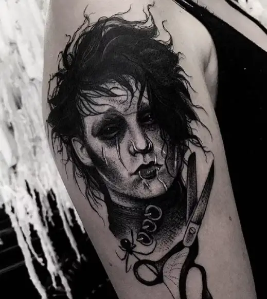 The Best Tim Burton Back Tattoo And Sleeve Tattoos Ideas