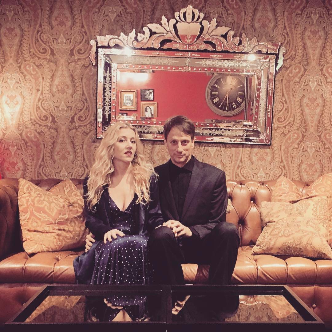 Tony Hawk with his fourth wife, Catherine Goodman, after divorces with three ex wives.