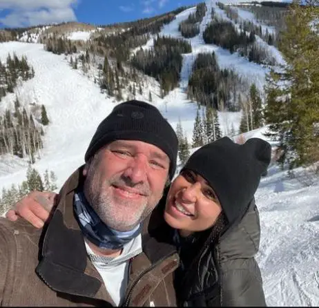 Trey Parker and his wife duringÃ‚Â a family vacation