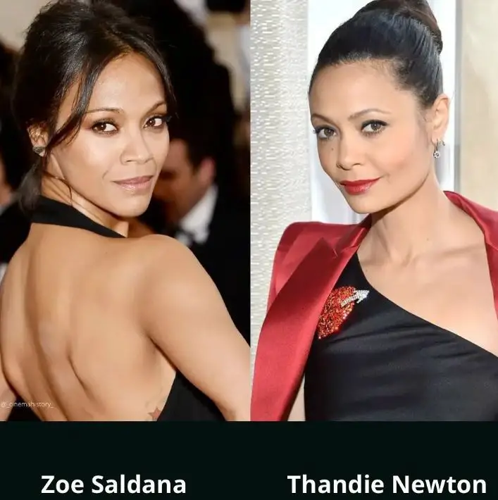 Zoe Saldana Jokingly Calls Thandie Newton Her Sister