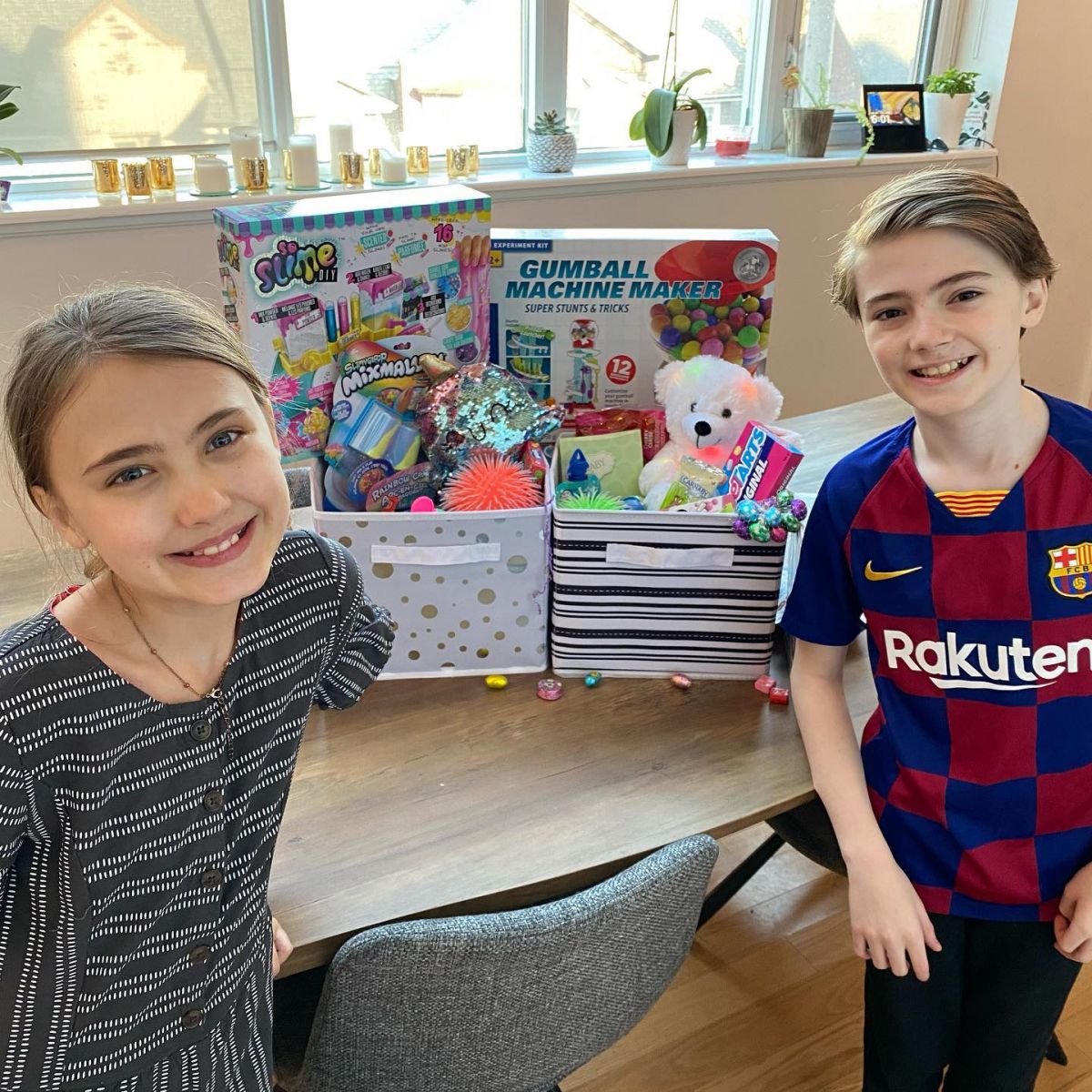 Jackson Robert Scott with his sister, Addison Scott. 