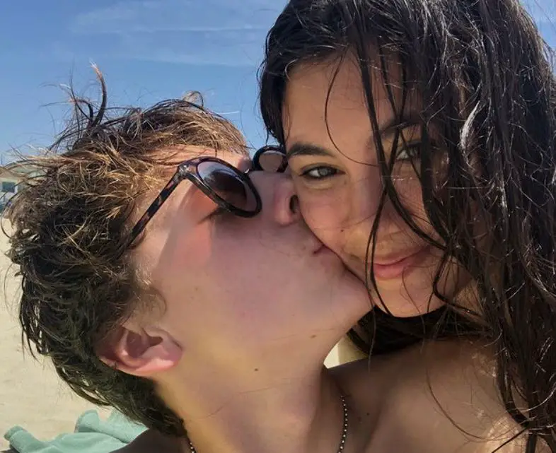 Jacob Bertrand and Serena Pullen back when they were dating.