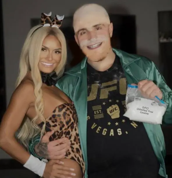 Jake Paul mocking Dana White on 2021 Halloween