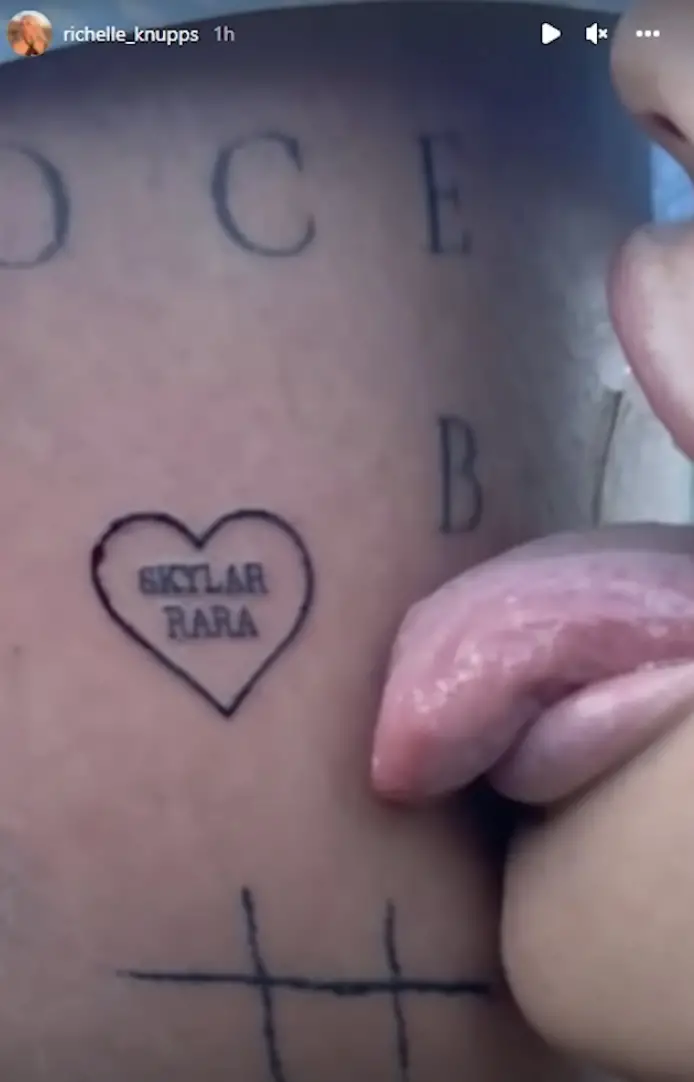 Jake Paul & Sky Bri got matching tattoos