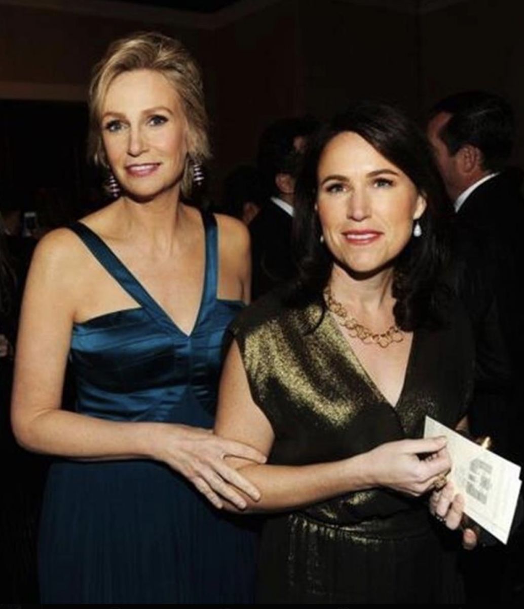 Jane Lynch with her former wife Lara Embry
