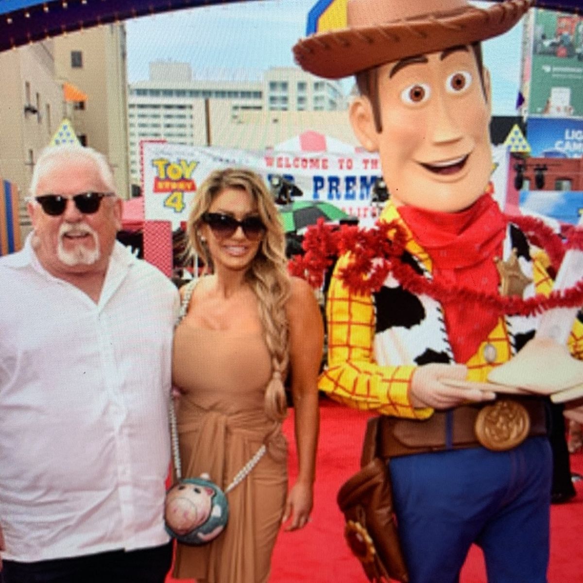 John Ratzenberger with his spouse