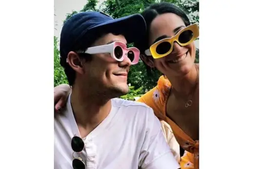 Josh Oâ€™Connor'sÂ girlfriendÂ Margot Hauer-King and her brother on his birthday.
