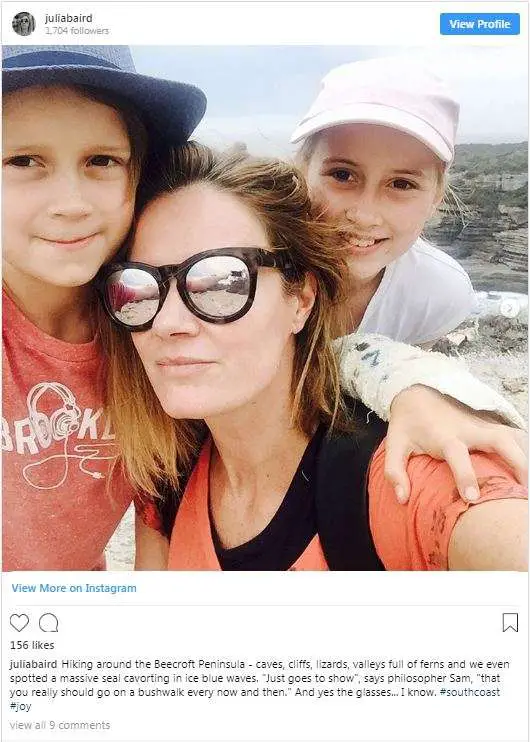 Cancer Victim Julia Baird Savors Married Life With Husband & Children ...