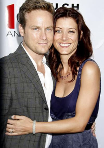 Kate Walsh with her former husband Alex Young. 