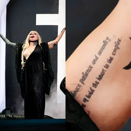 Maria Brink's tattoo in her left bicep