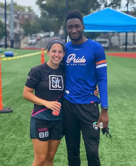 Marques Brownlee with his girlfriend Nikki Hair.