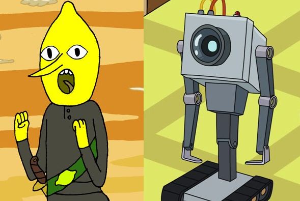 Justin also voices Earl of Lemongrab(Adventure Time) and Butter Robot(Rick and Morty),