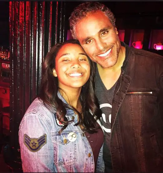 Rick Fox's daughter Sasha, whom he had with his ex wife Vanessa Williams.