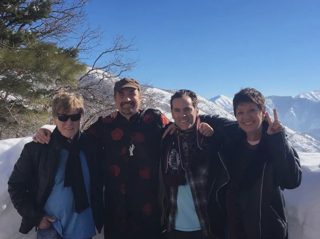 Robert Redford with his current wife Sibylle Szaggars, who he married in 2009.