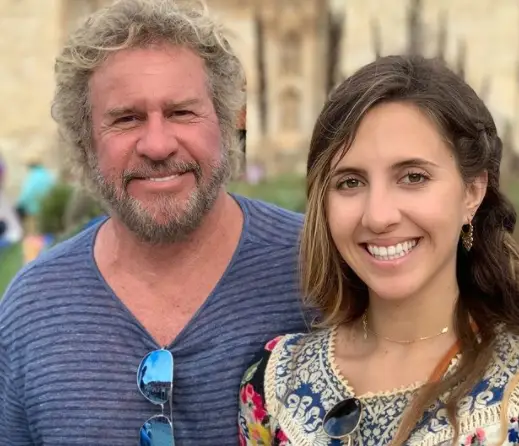 Sammy Hagar with his daughter Kama