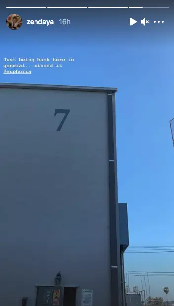 The studio where 'Euphoria' is being shot 