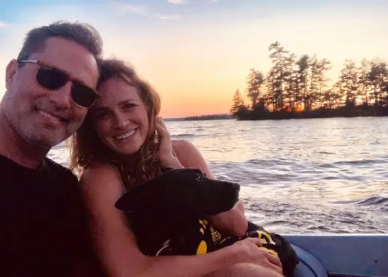 Victor And Shantel On A Sunset Boat Ride