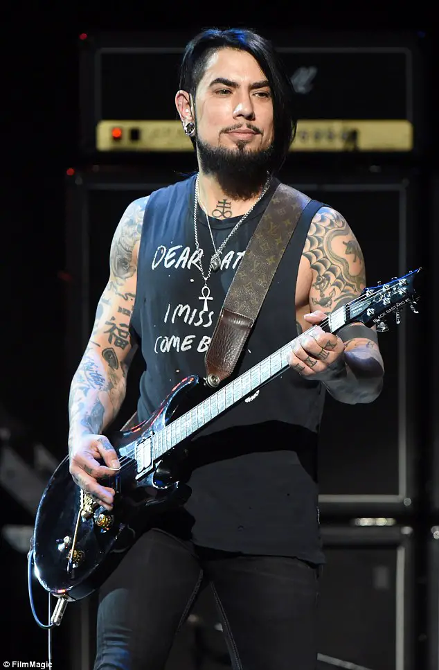 Dave Navarro playing for his current band Jane's Addiction circa 2014. Source: Daily Mail