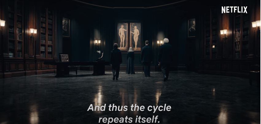 In the Dark season 3 trailer, new lady character says that the cycle repeats itself