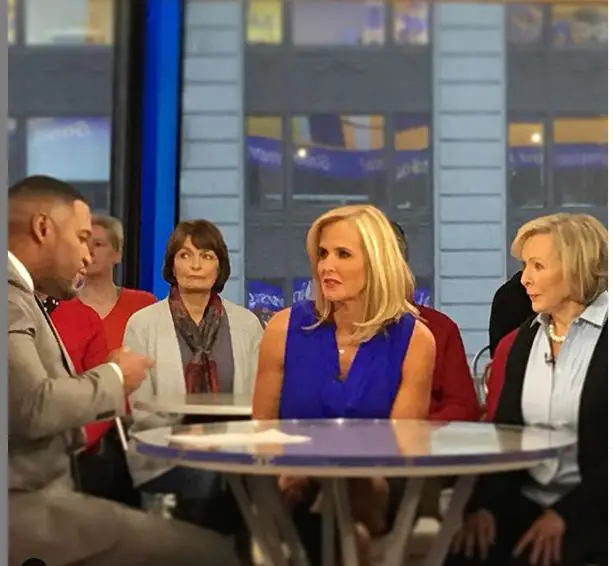 Kristina Wandzilac on the set of Good Morning America